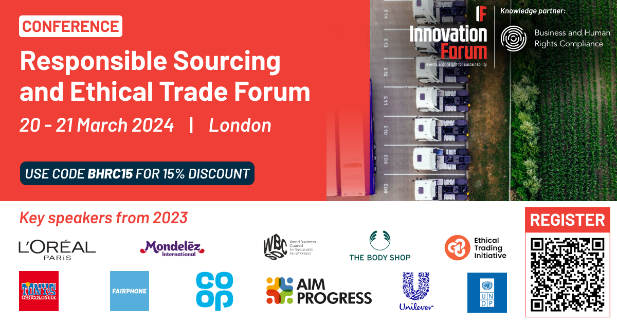 Responsible Sourcing and Ethical Trade Forum